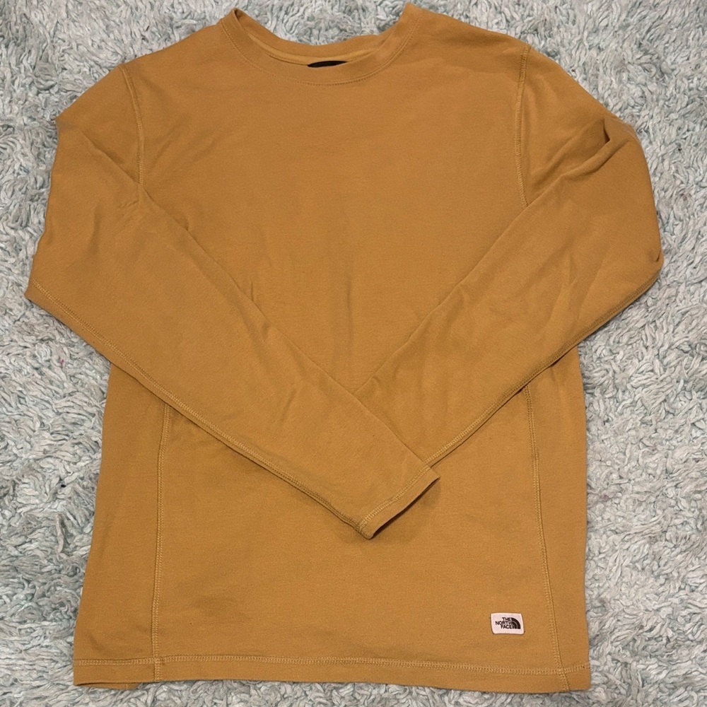 The North Face Men's Mustard Long Sleeve Tee